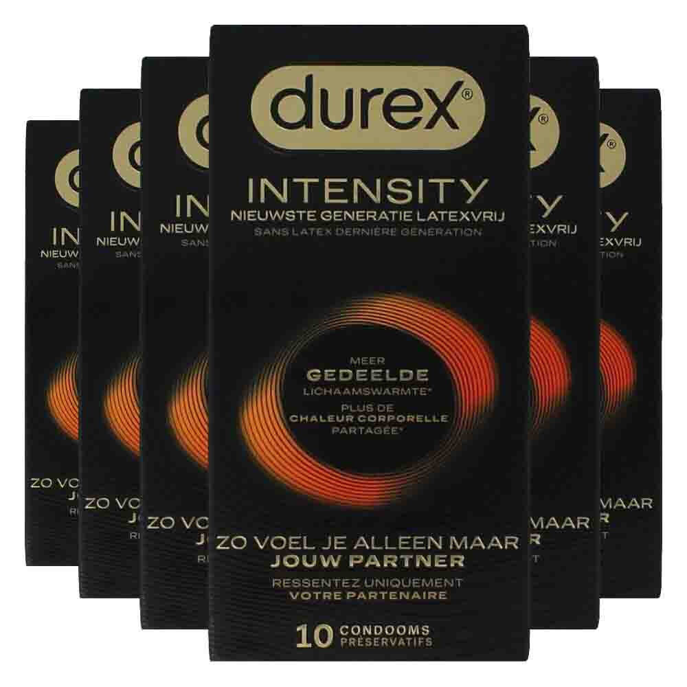 6x Durex Condooms Intensity 10 stuks