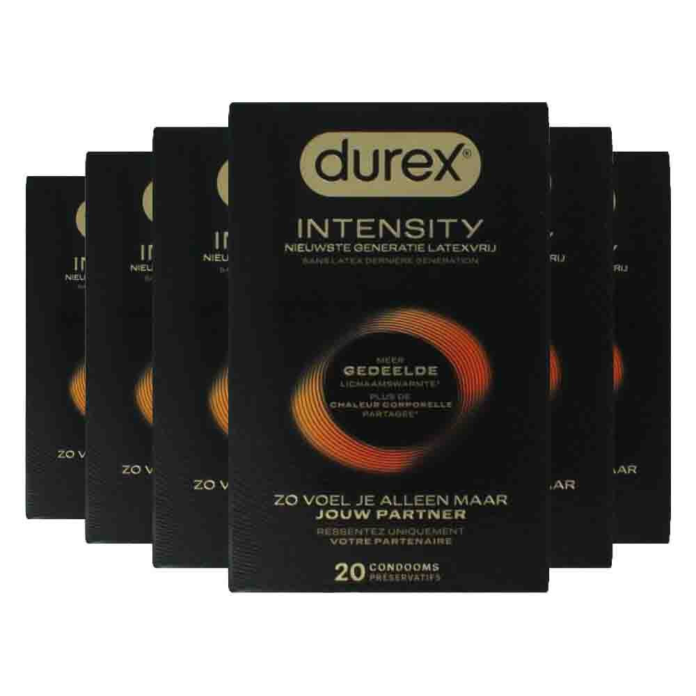 6x Durex Condooms Intensity 20 stuks