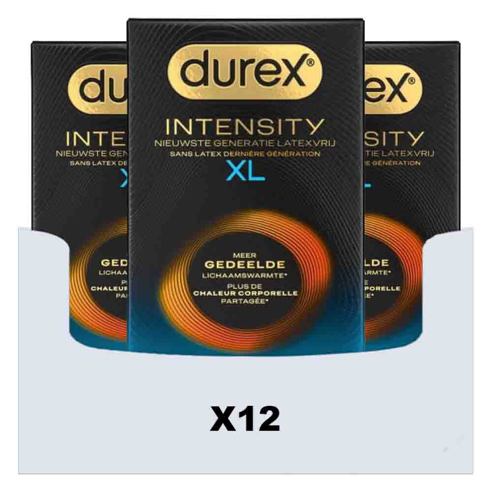 12x Durex Condooms Intensity XL 10 stuks