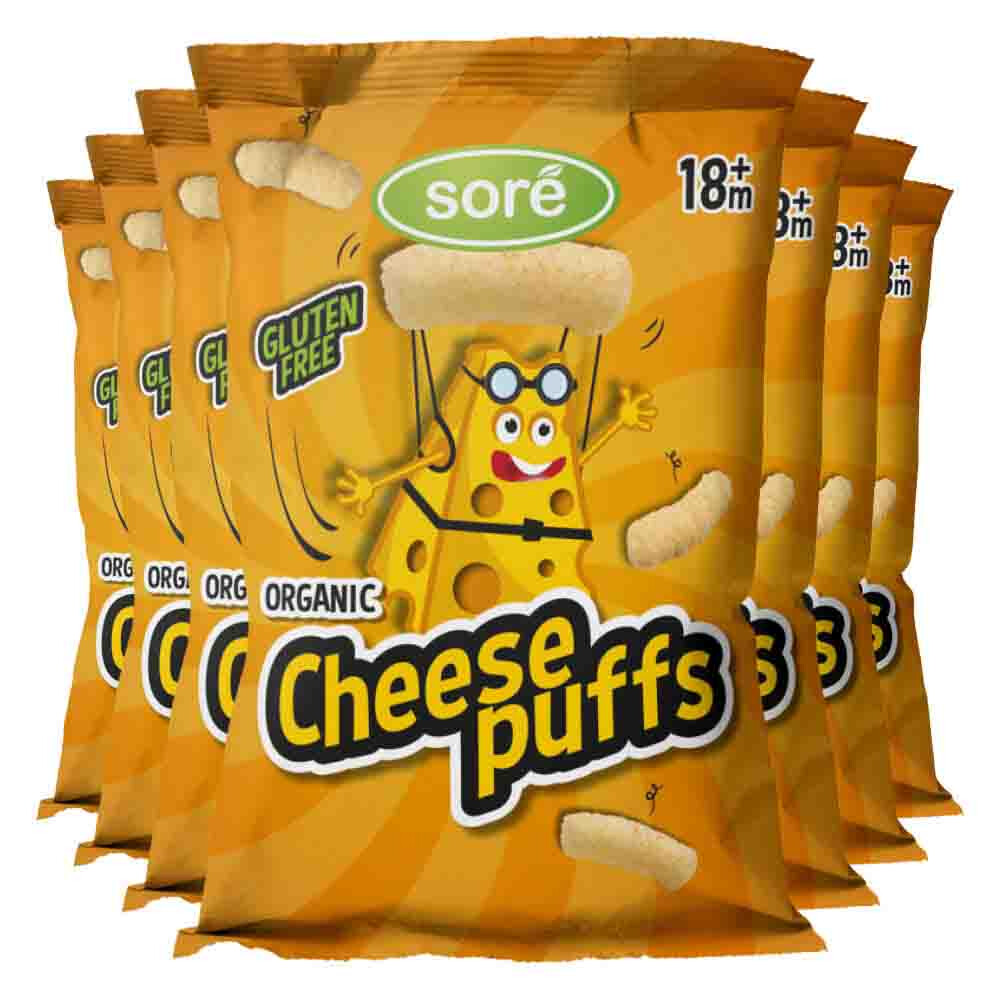 7x Sore Puffs 18+ mnd Cheese 35 gr