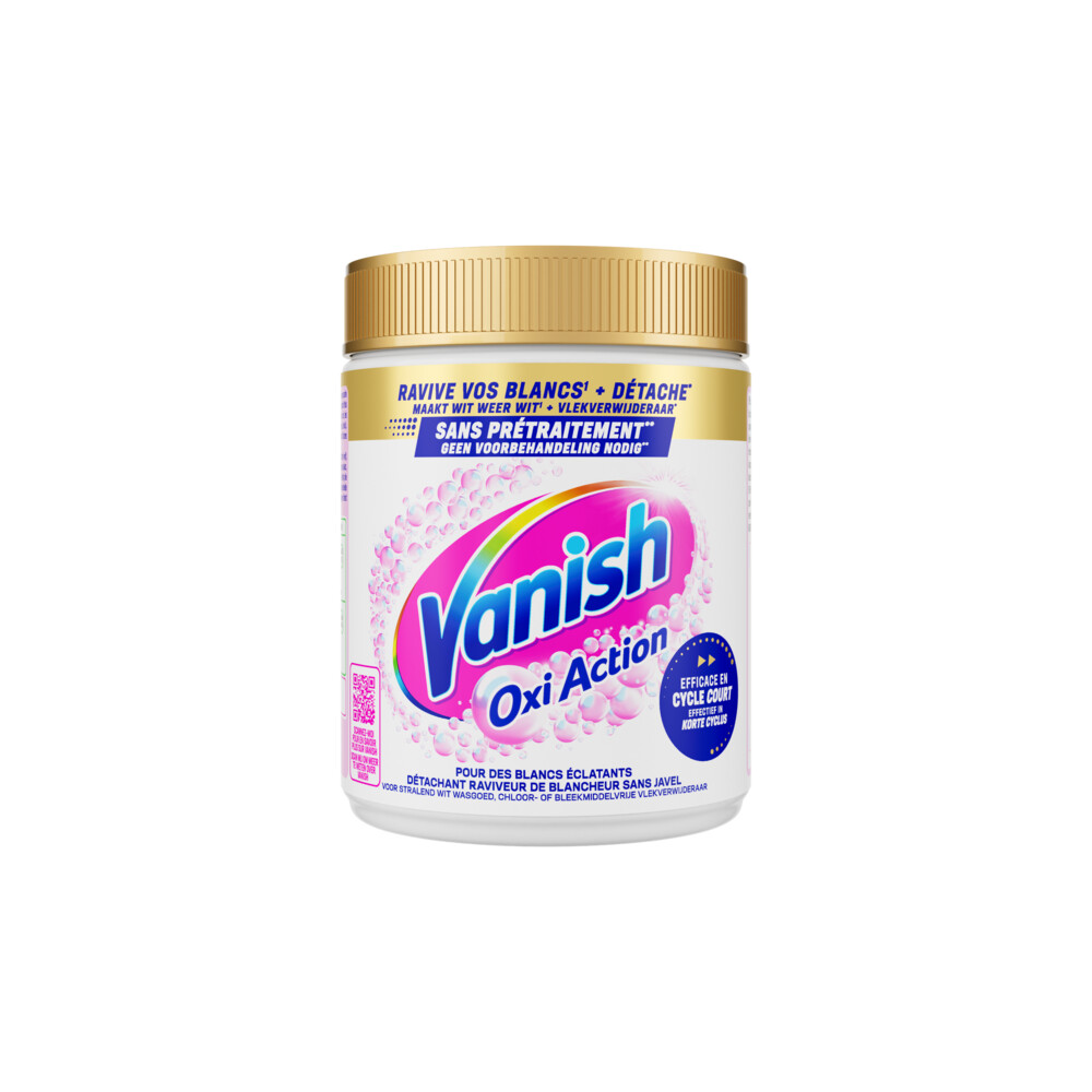 Vanish Oxi Action Vlekverwijderaar Poeder Witte Was 480 gr