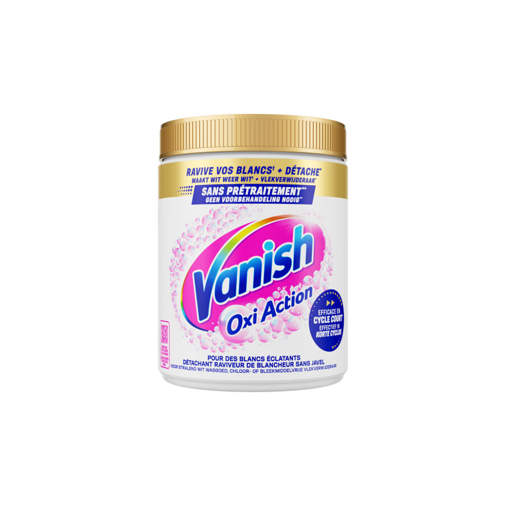 6x Vanish Oxi Action Vlekverwijderaar Poeder Witte Was 960 gr