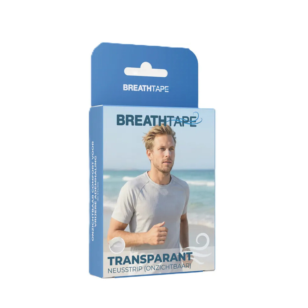 Breathtape Neusstrips Transparant 30 stuks