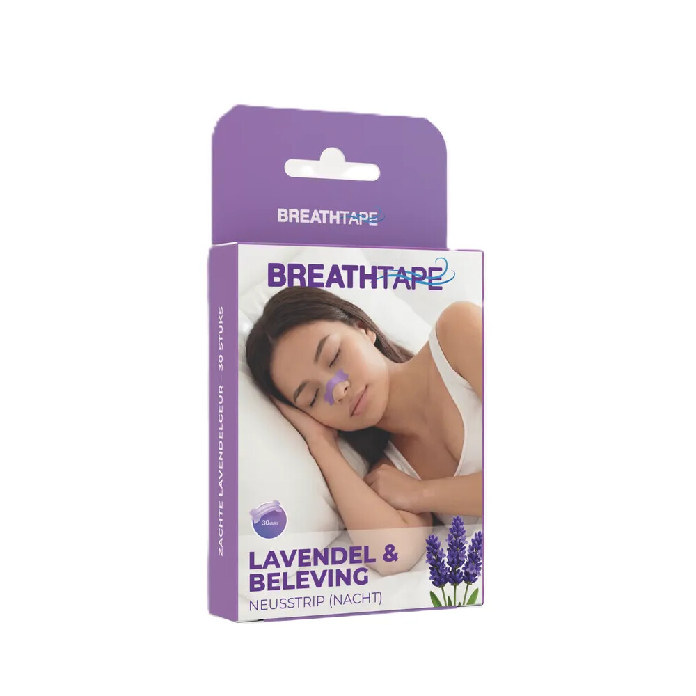 Breathtape Neusstrips Lavendel 30 stuks