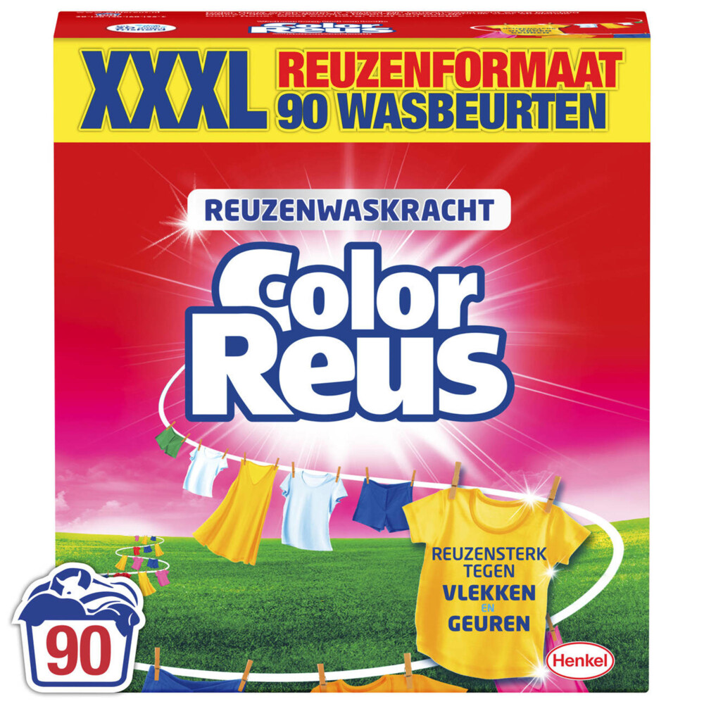 Witte Reus Waspoeder Color 90 Wasbeurten 4, 5 Kg