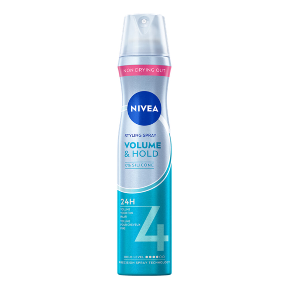 NIVEA Styling Spray Hold 4 Volume Care 250 ml
