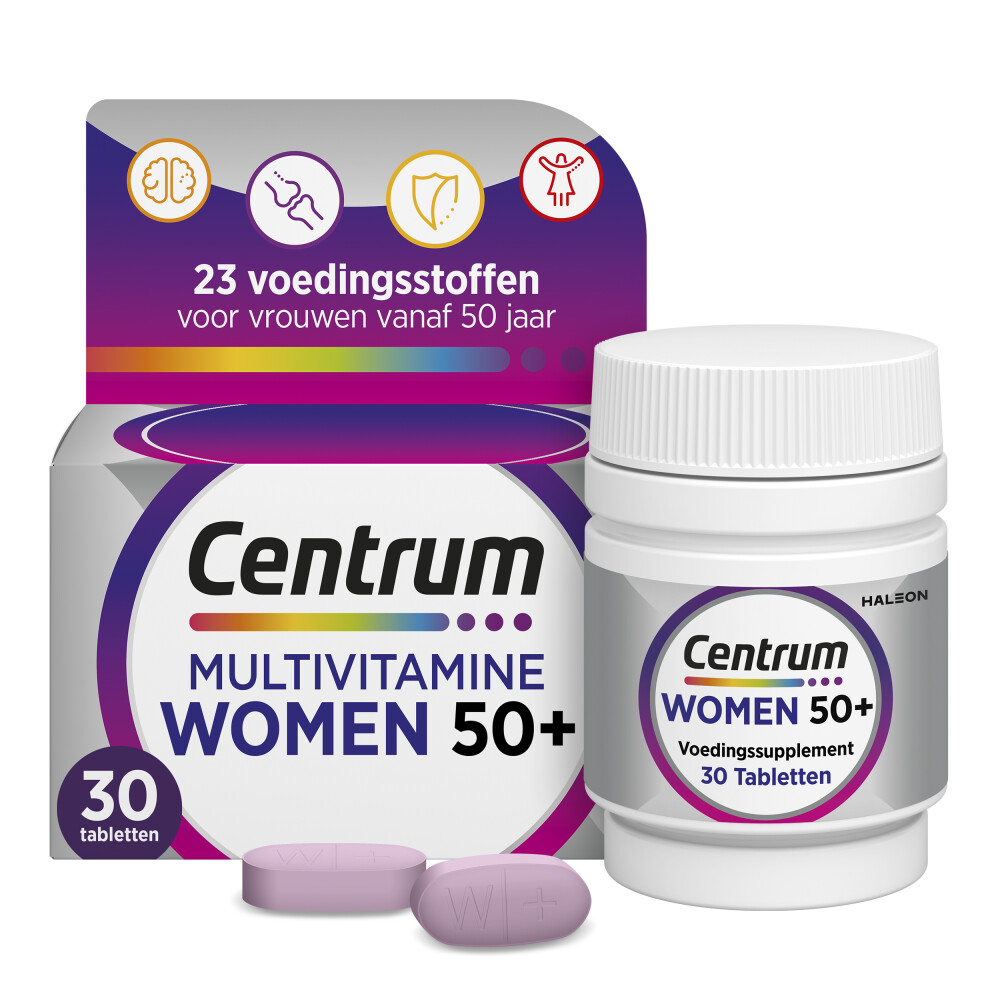 Centrum Women 50+ Multivitaminen 30 tabletten