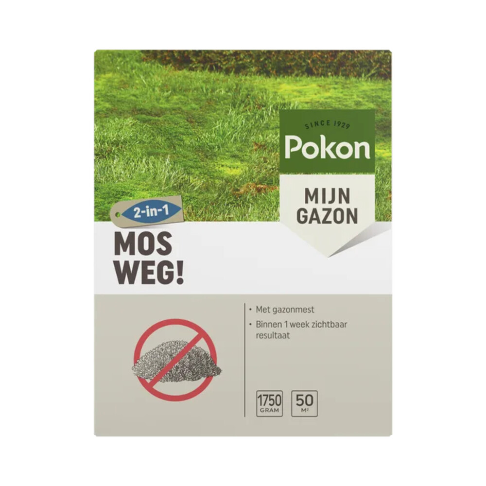 Pokon Mos Weg 1,75 kg voor 50 m²