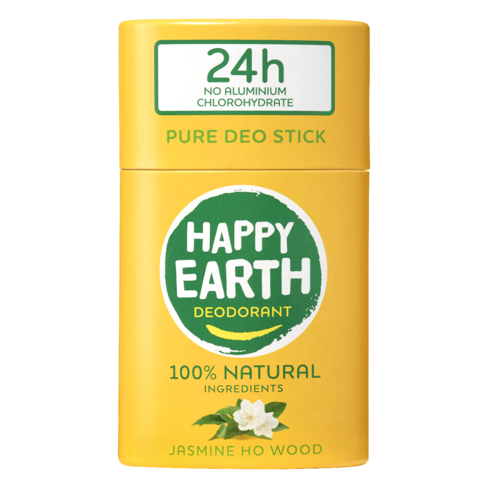 Happy Earth 100% Natuurlijke Deodorant Stick Jasmine Ho Wood 40 gr