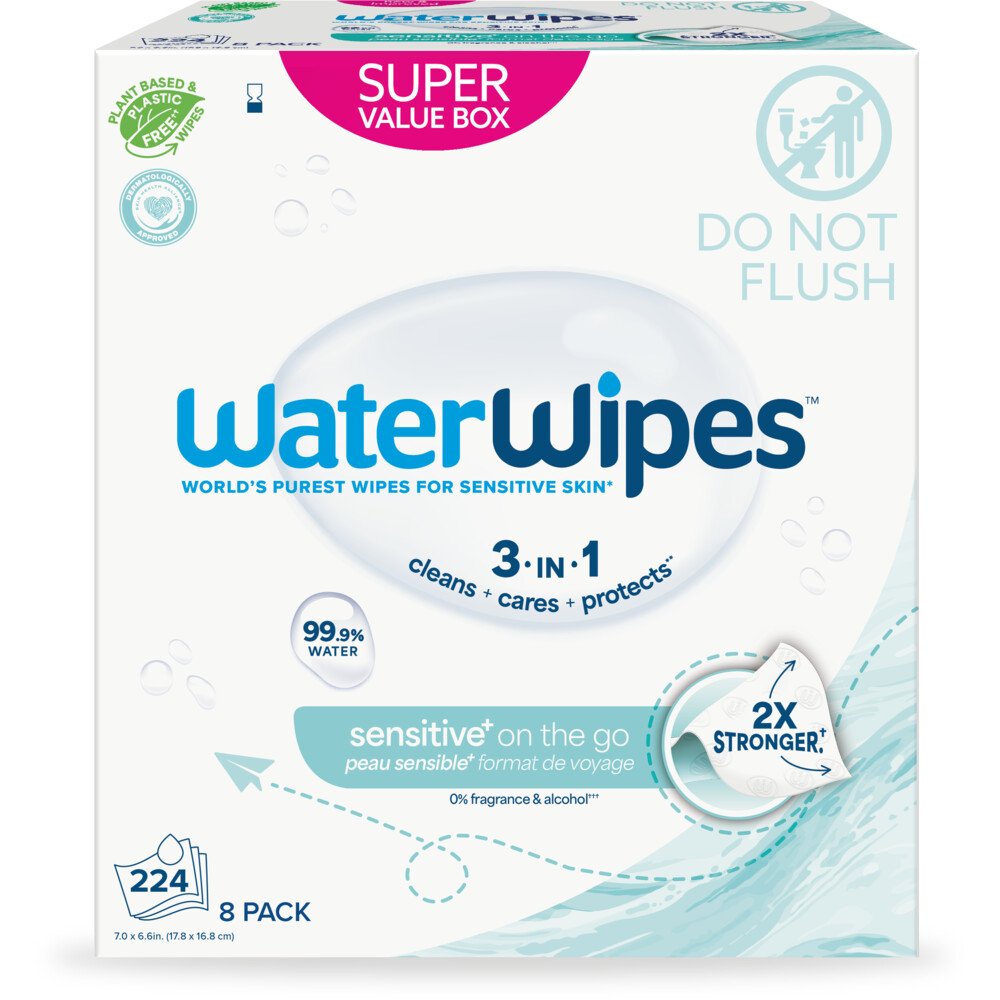 WaterWipes Baby On the Go 8x