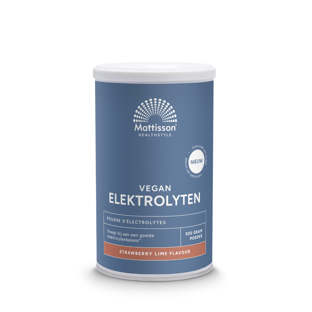 Mattisson Elektrolyten Poeder Aardbei 300 ml