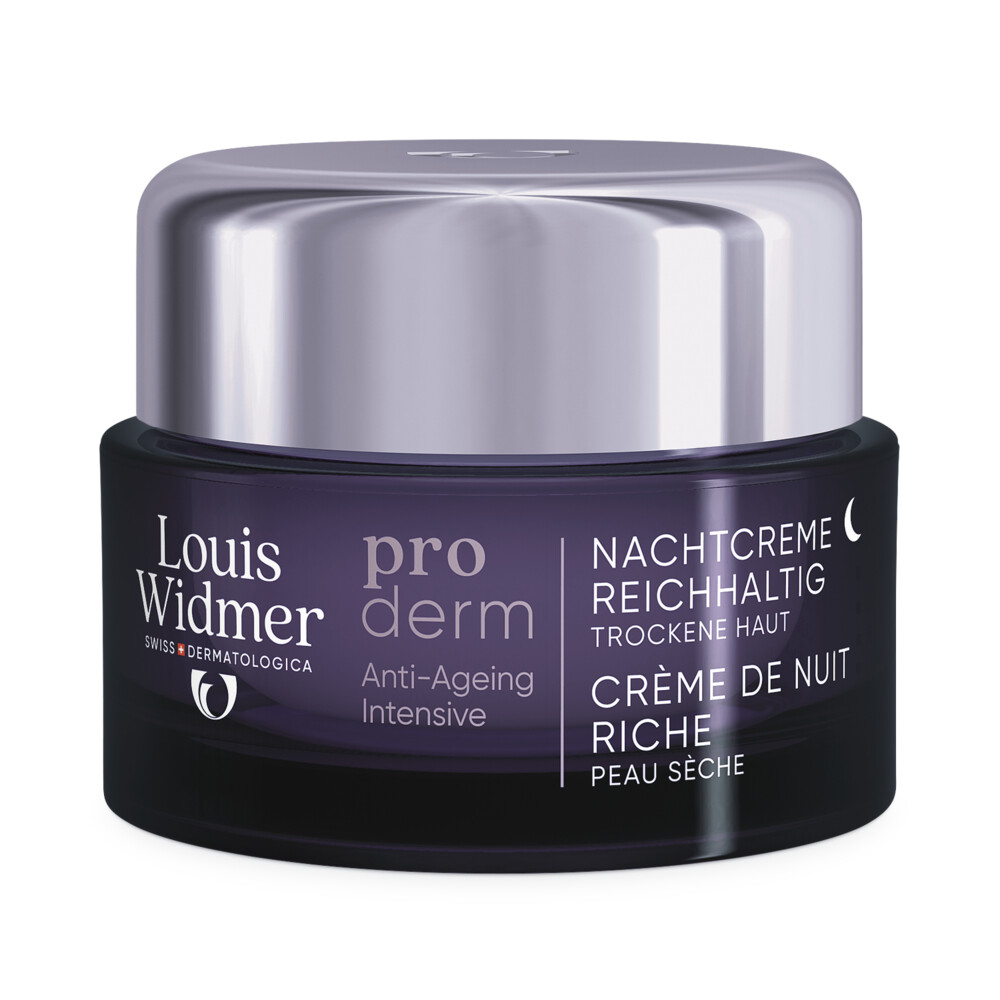 Louis Widmer Proderm Nachtcrème Rijke Textuur 50 ml