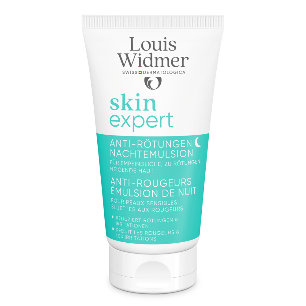 Louis Widmer Skinexpert Anti-Roodheid Nachtemulsie 50 ml