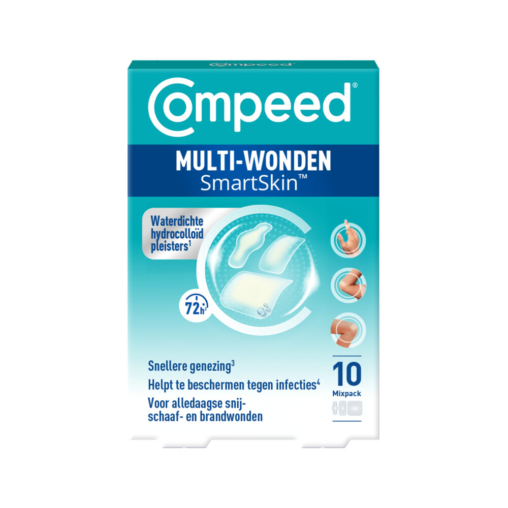 Compeed SmartSkin™ Multi-wondpleisters Mix 10 stuks