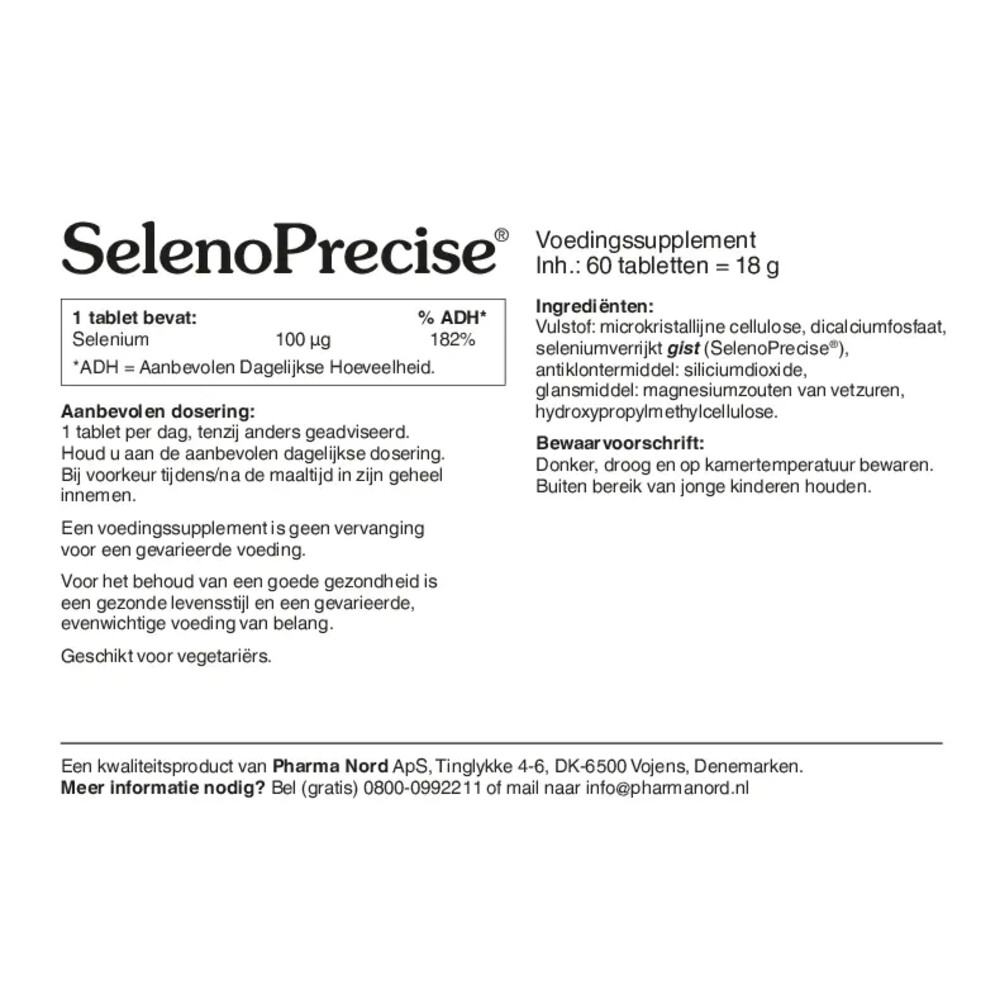 Pharma Nord Selenoprecise 60 tabletten, foto 2