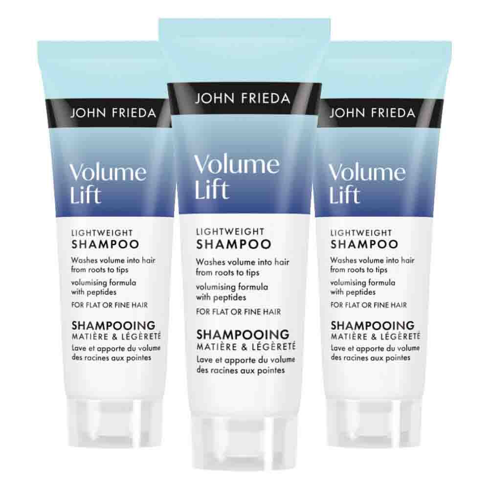 3x John Frieda Volume Lift Shampoo 75 ml