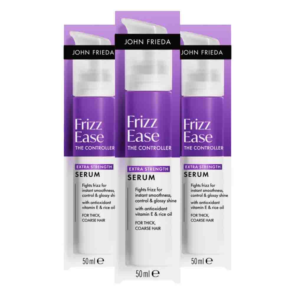 3x John Frieda Frizz Ease Extra Strength Serum 50 ml