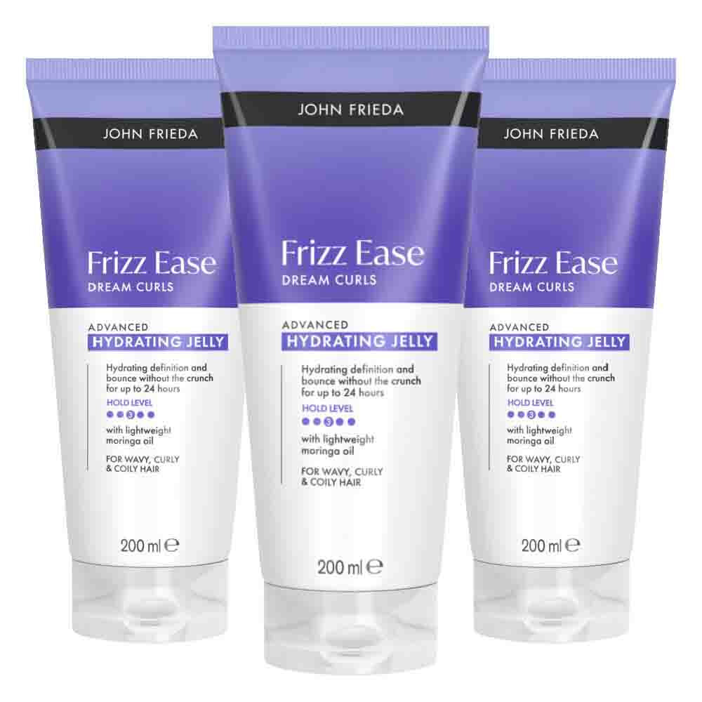 3x John Frieda Frizz Ease Dream Curls Hydrating Jelly 200 ml