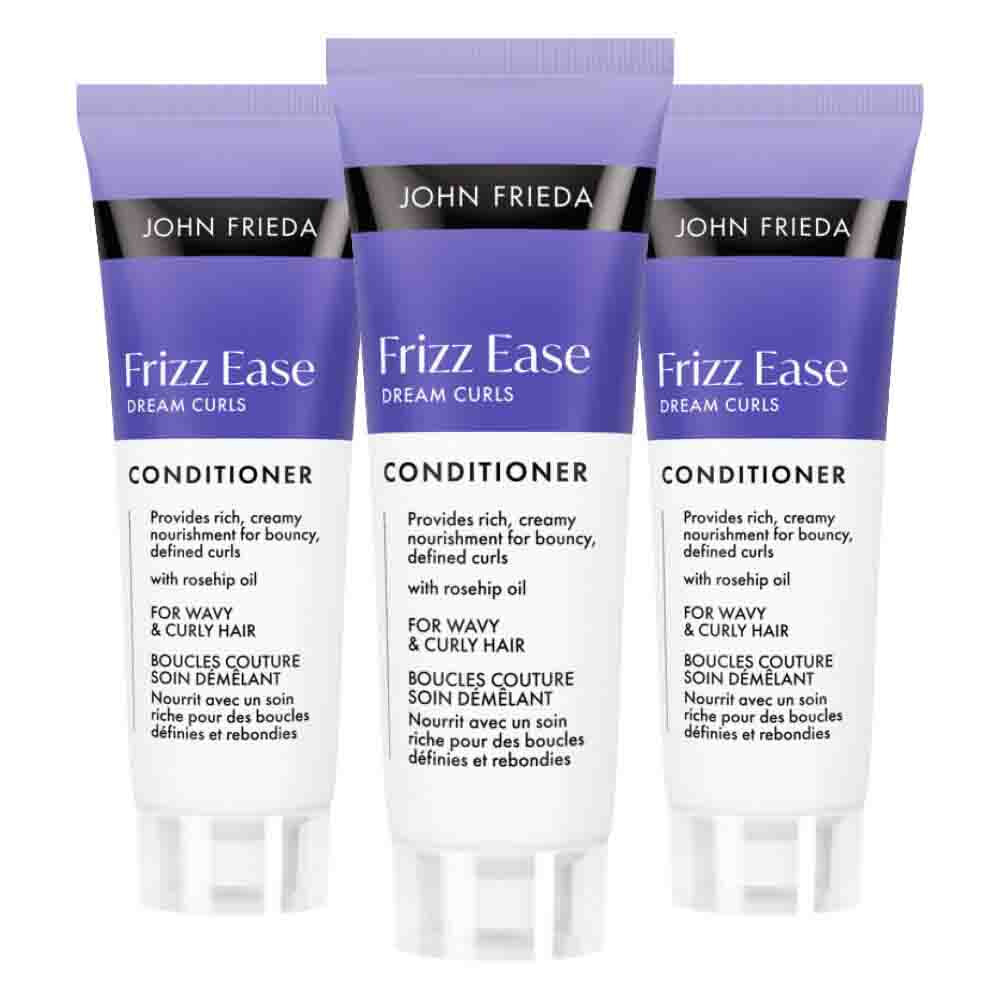 3x John Frieda Frizz Ease Dream Curls Conditioner 75 ml