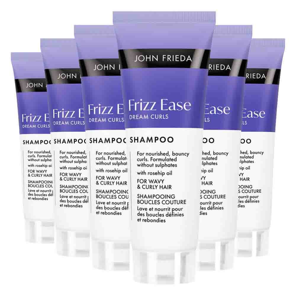 6x John Frieda Frizz Ease Dream Curls Shampoo 75 ml