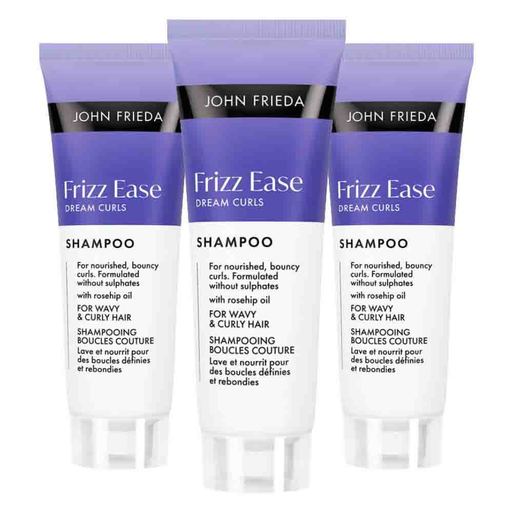 3x John Frieda Frizz Ease Dream Curls Shampoo 75 ml