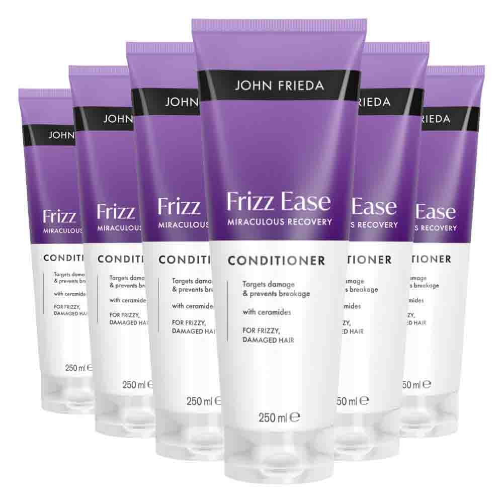 6x John Frieda Frizz Ease Conditioner 250 ml