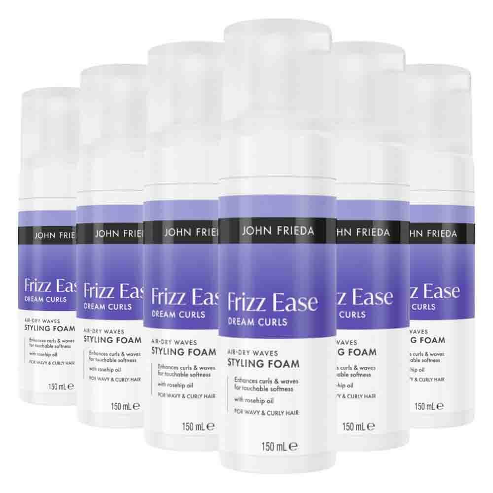 6x John Frieda Frizz Ease Dream Curls Mousse 150 ml