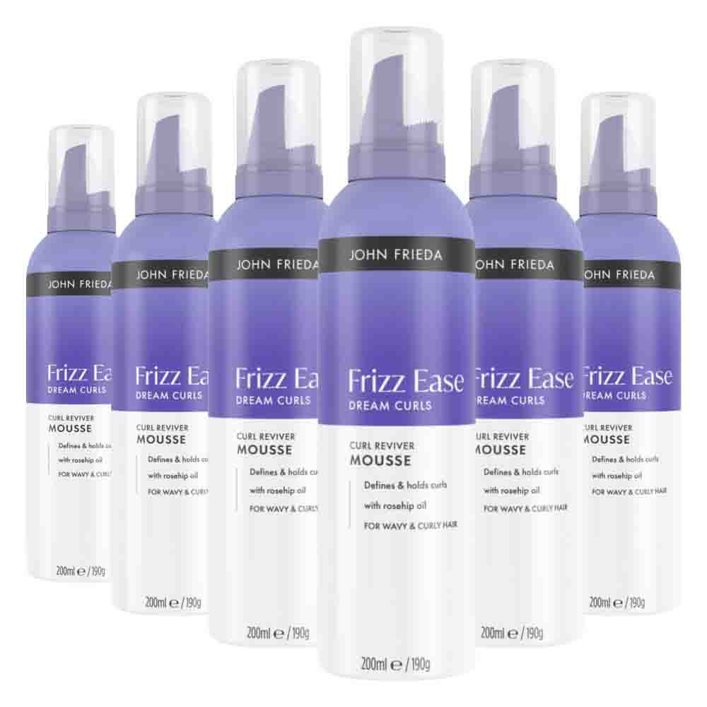 6x John Frieda Frizz Ease Dream Curls Mousse 200 ml