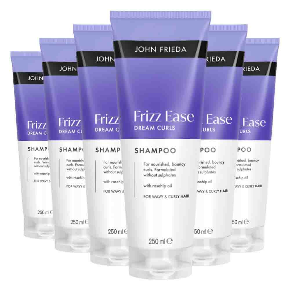 6x John Frieda Frizz Ease Dream Curls Shampoo 250 ml