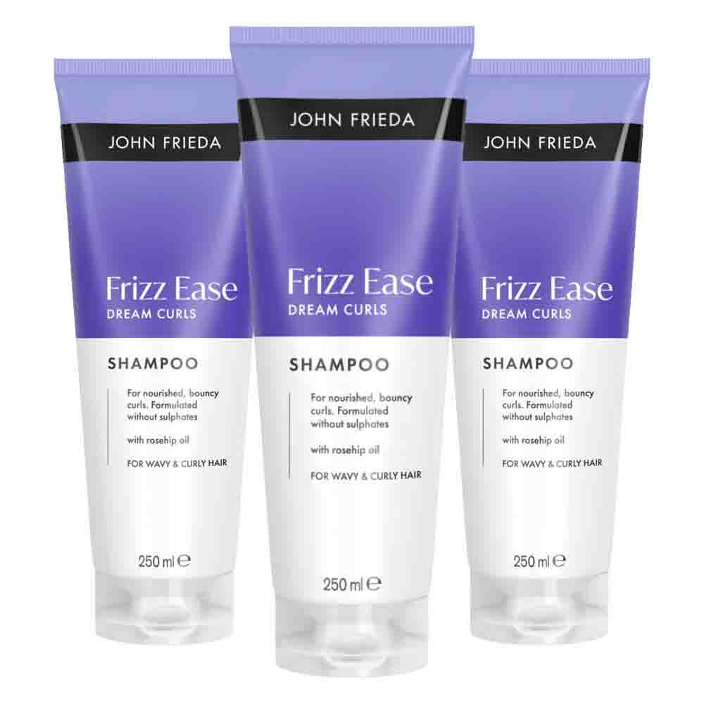 3x John Frieda Frizz Ease Dream Curls Shampoo 250 ml