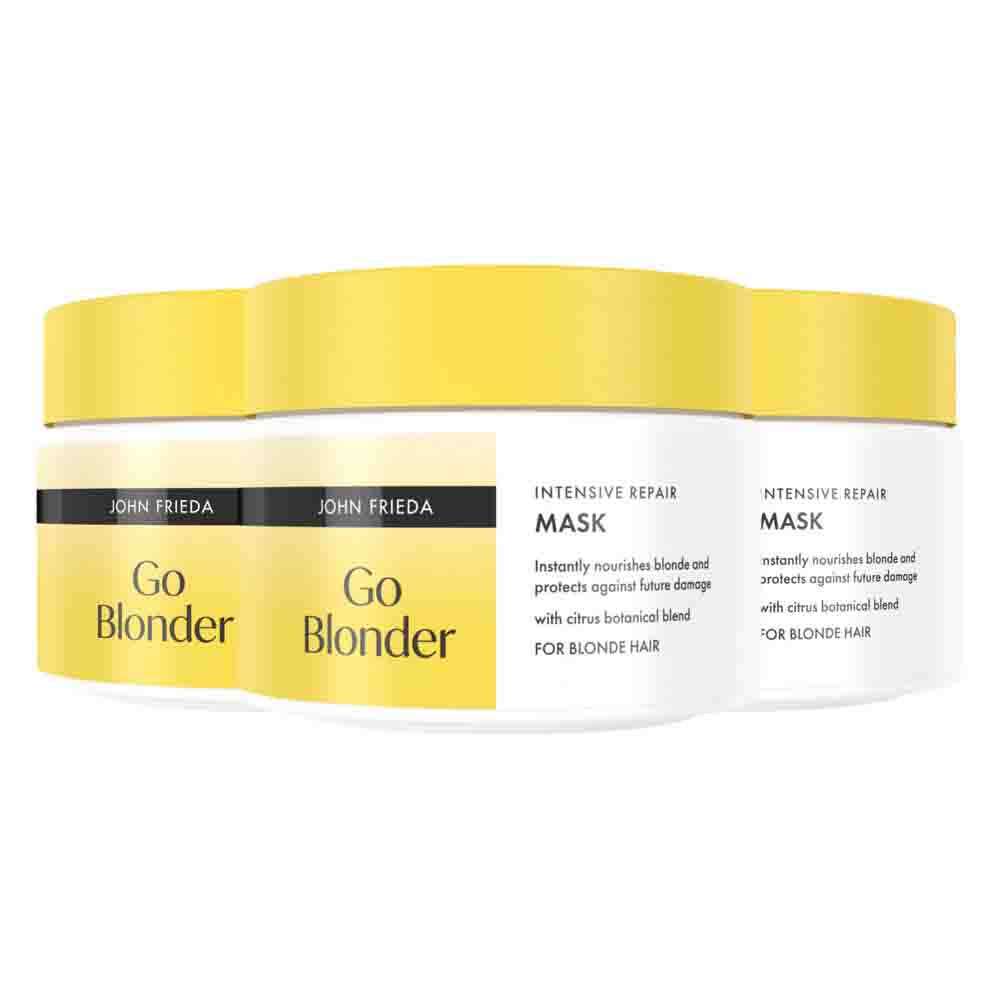 3x John Frieda Go Blonder Lightening Haarmasker 250 ml