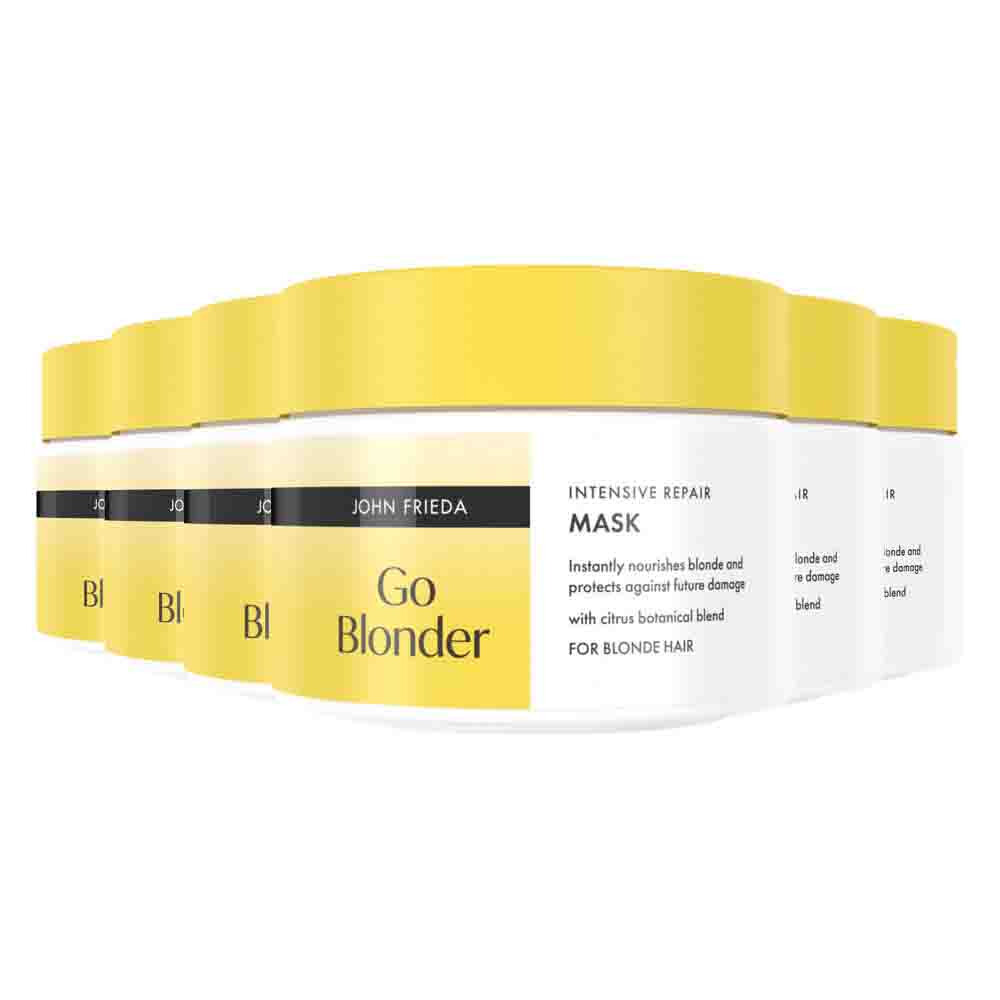 6x John Frieda Go Blonder Lightening Haarmasker 250 ml