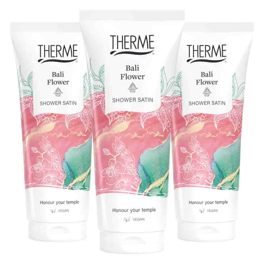 3x Therme Bali Flower Shower Satin 200 ml