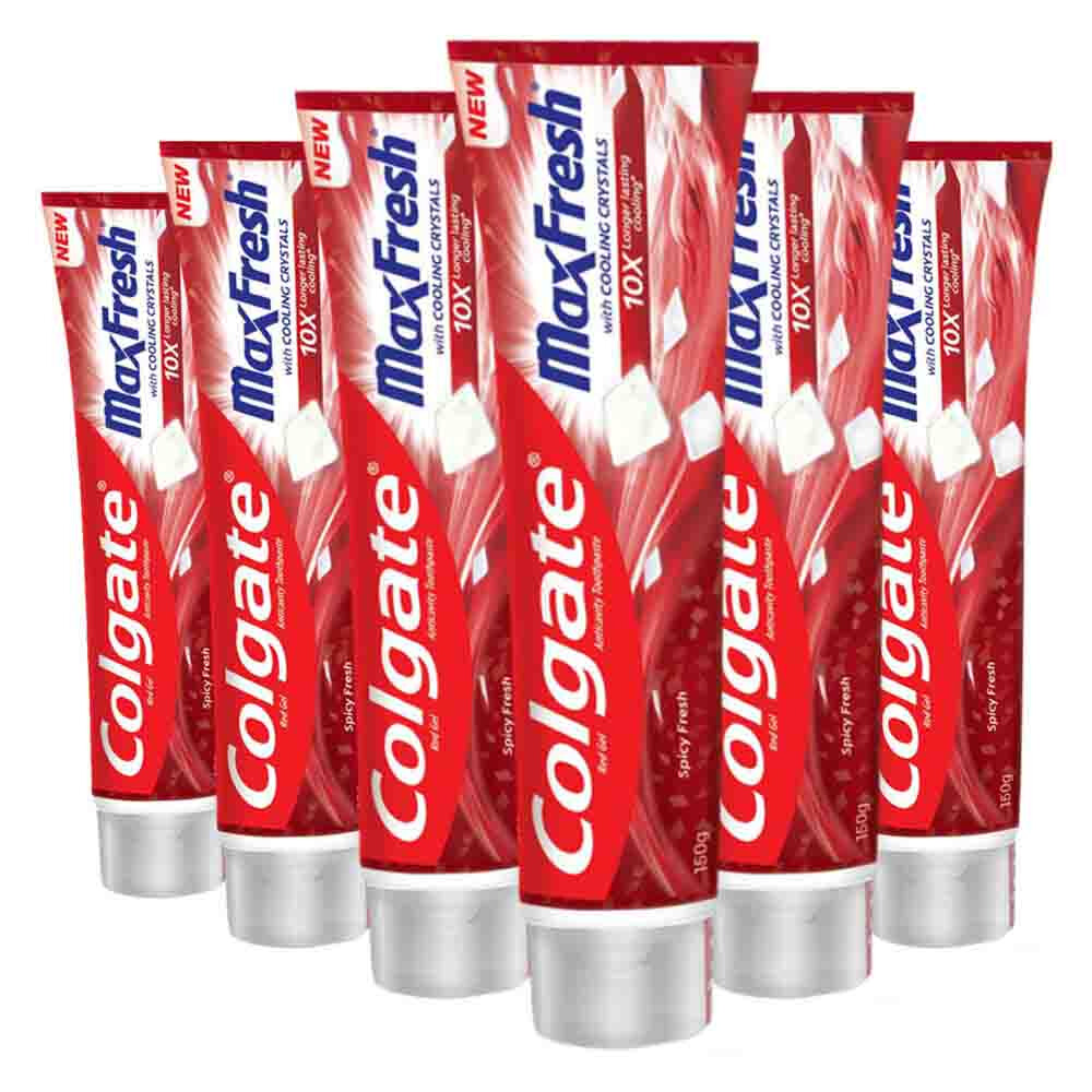 6x Colgate Tandpasta Max Fresh Spicy Fresh 100 ml