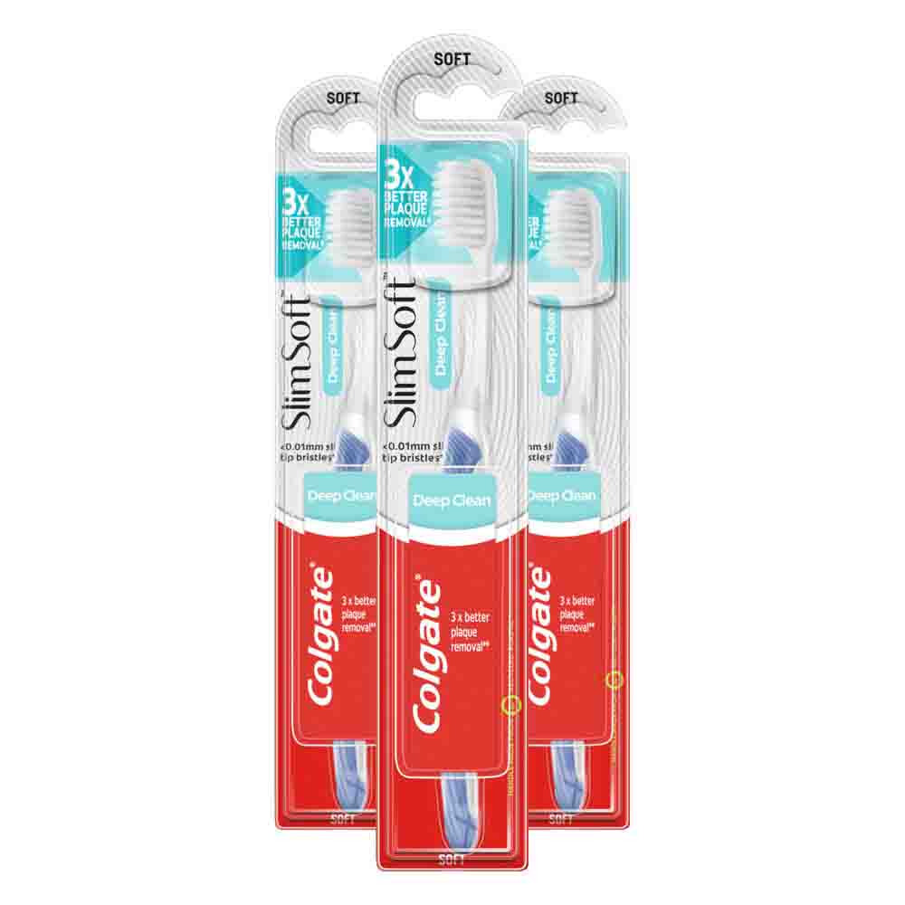 3x Colgate Tandenborstel SlimSoft