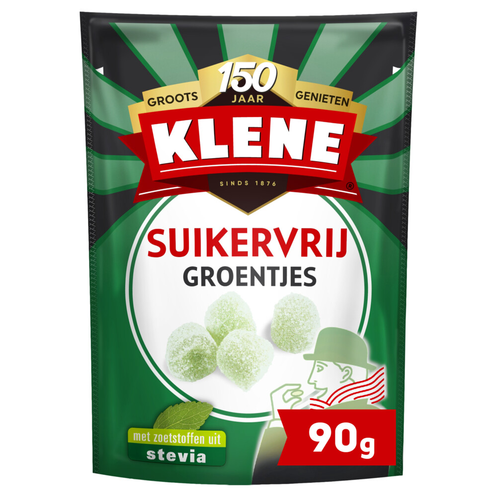 6x Klene Groentjes Suikervrij 90 gr