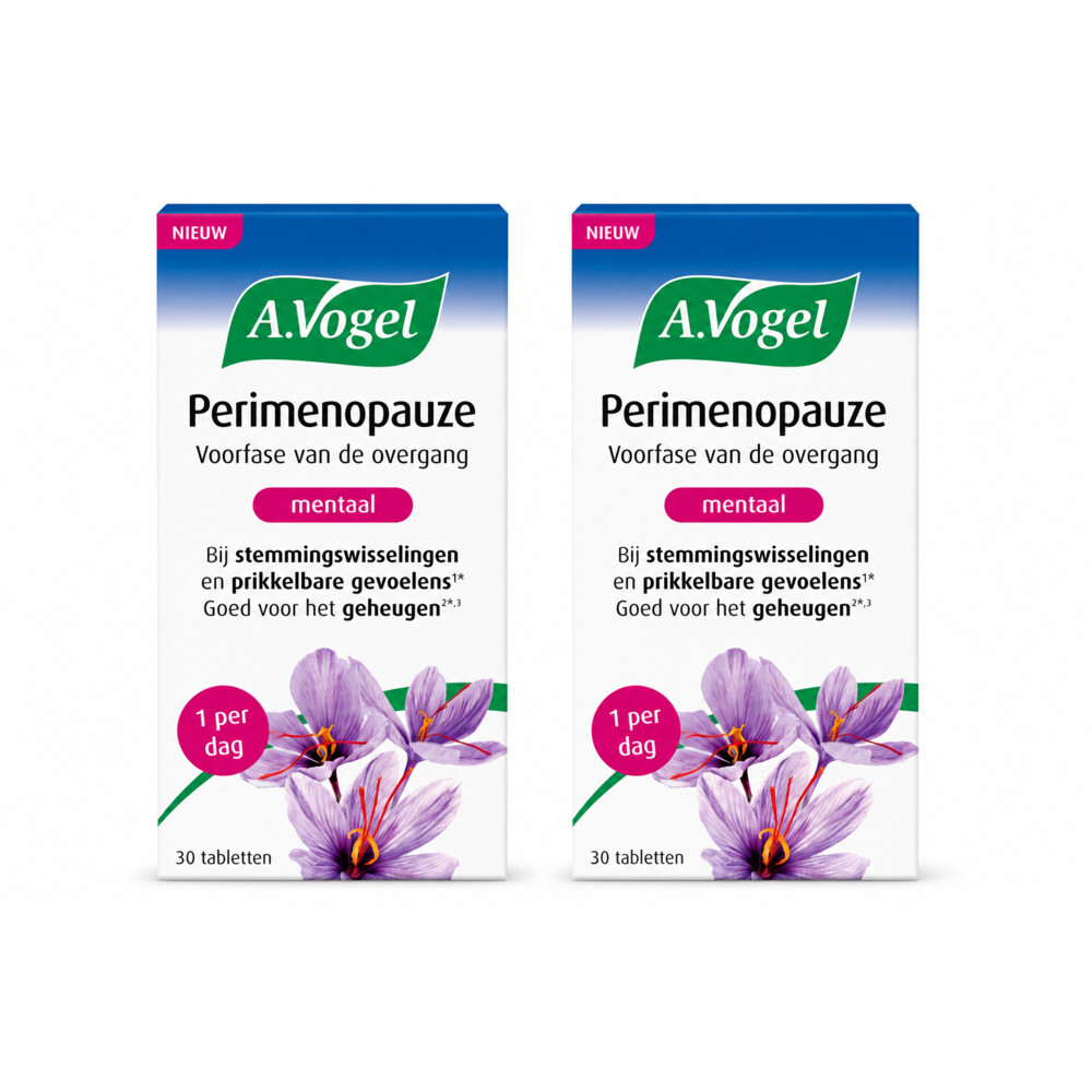 2x A.Vogel Perimenopauze Mentaal 30 tabletten
