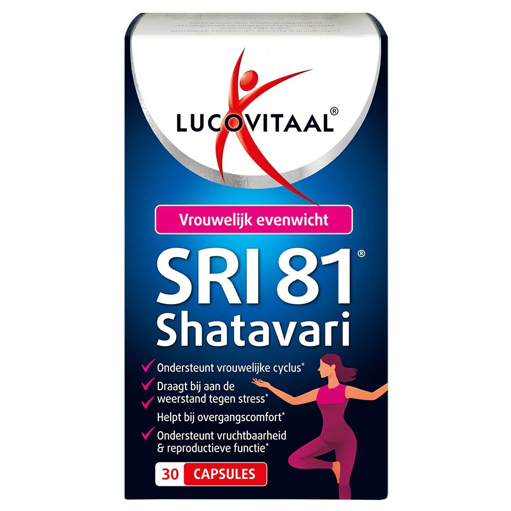 2+3 gratis: Lucovitaal SRI 81 Shatavari 30 capsules