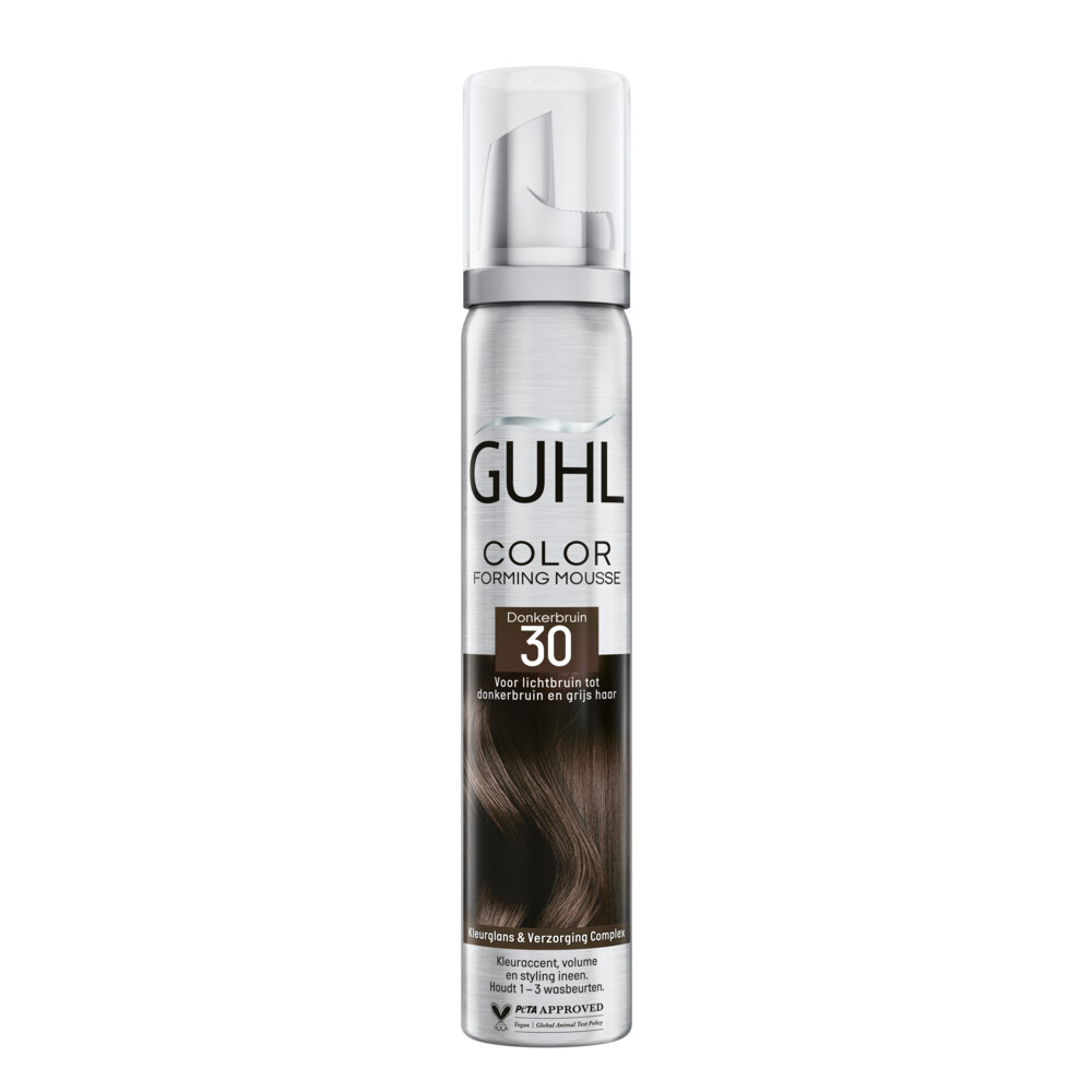 1+1 gratis: Guhl Color Forming Mousse 30 Donkerbruin 100 ml