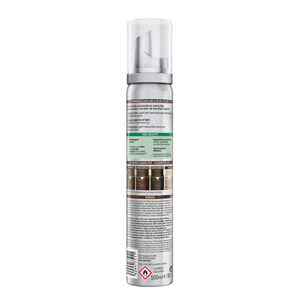 1+1 gratis: Guhl Color Forming Mousse 30 Donkerbruin 100 ml, foto 2