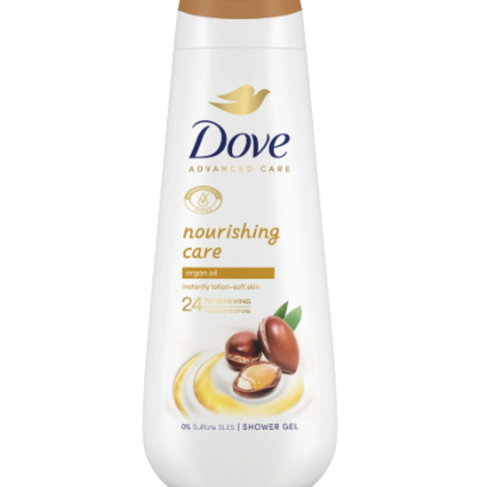 2+3 gratis: Dove Shower Gel Advanced Care Nourishing Care 600 ml
