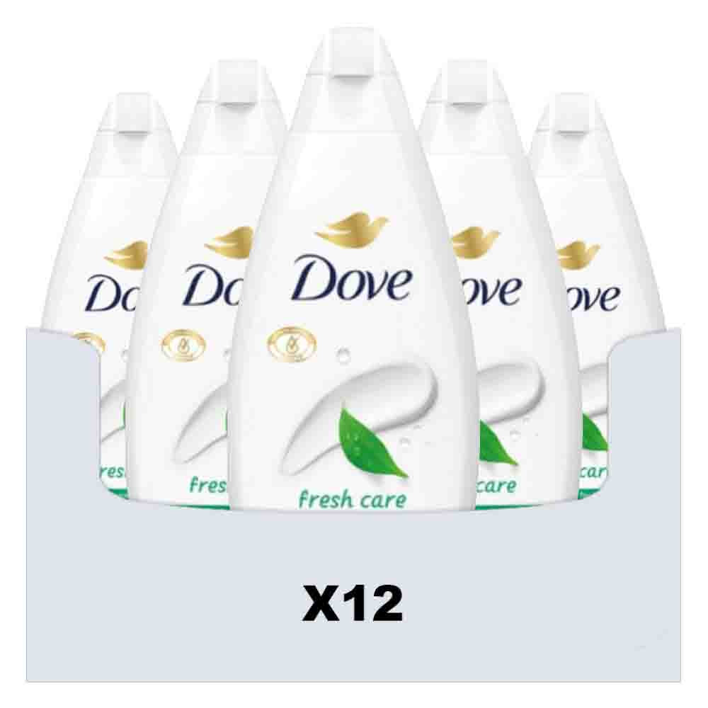 12x Dove Shower Gel Fresh Care 250 ml