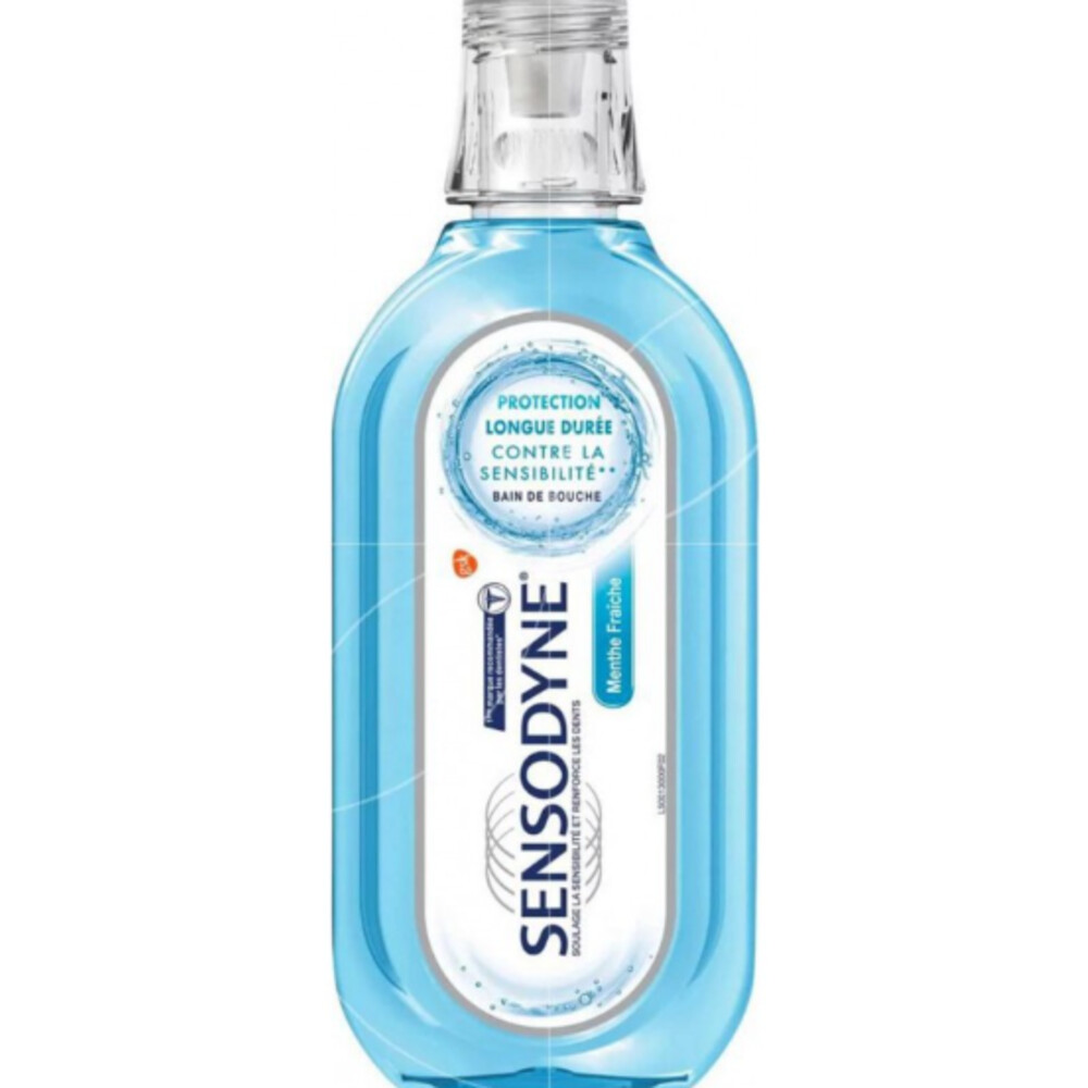 1+1 gratis: Sensodyne Mondwater Cool Mint 500 ml