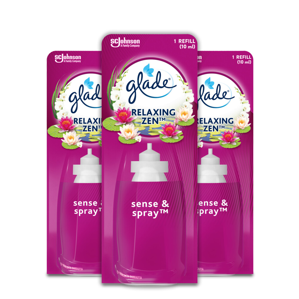 Glade Sense & Spray Navulling Relaxing Zen 3 x 18 ml