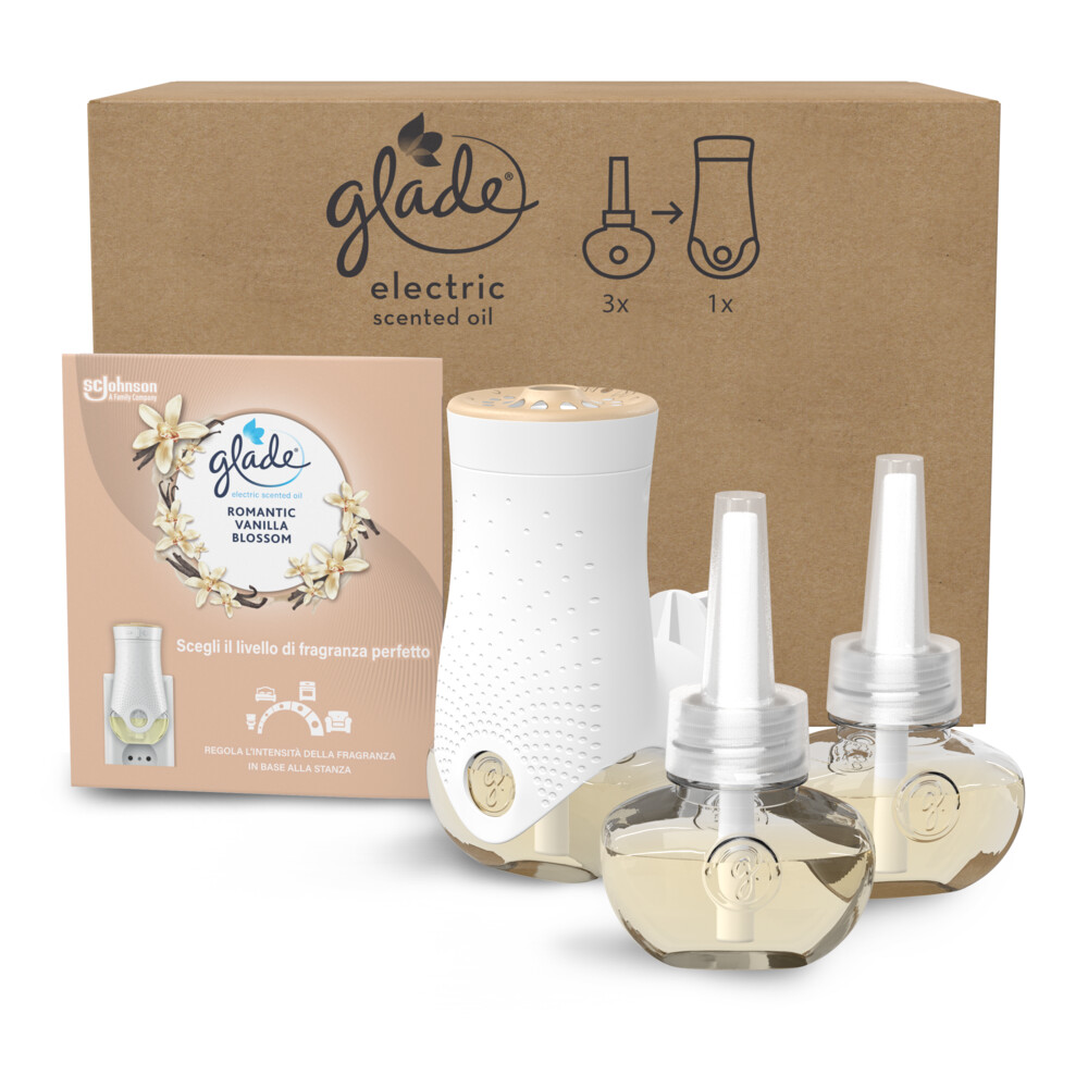 Glade Electric Scented Oils + Navulling Vanilla Blossom 3 x 20 ml