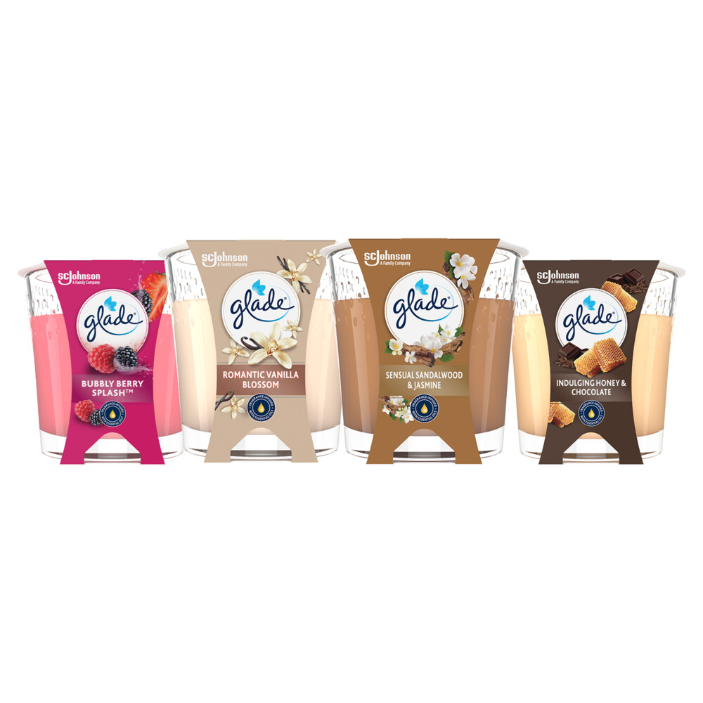 Glade Kaars Mixed 4 x 112 gr