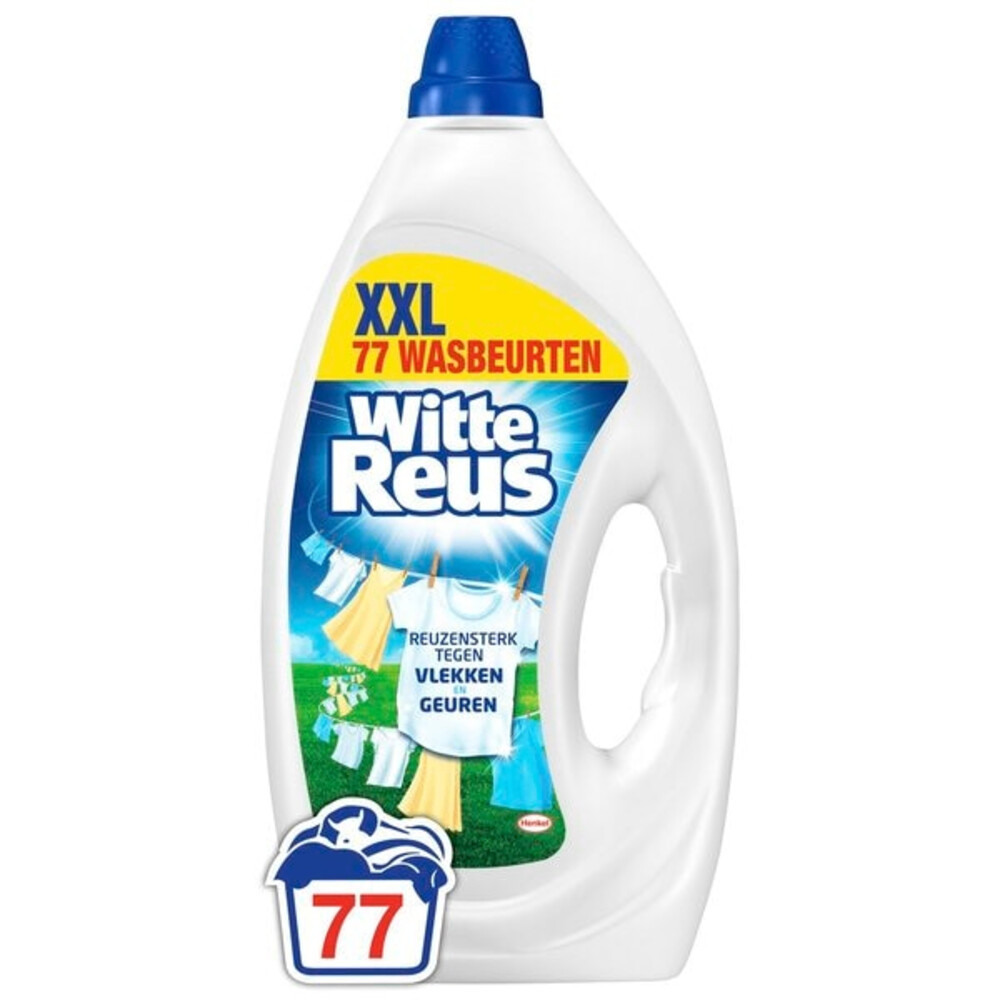 Witte Reus Wasmiddel Gel 77 Wasbeurten 3,465 liter