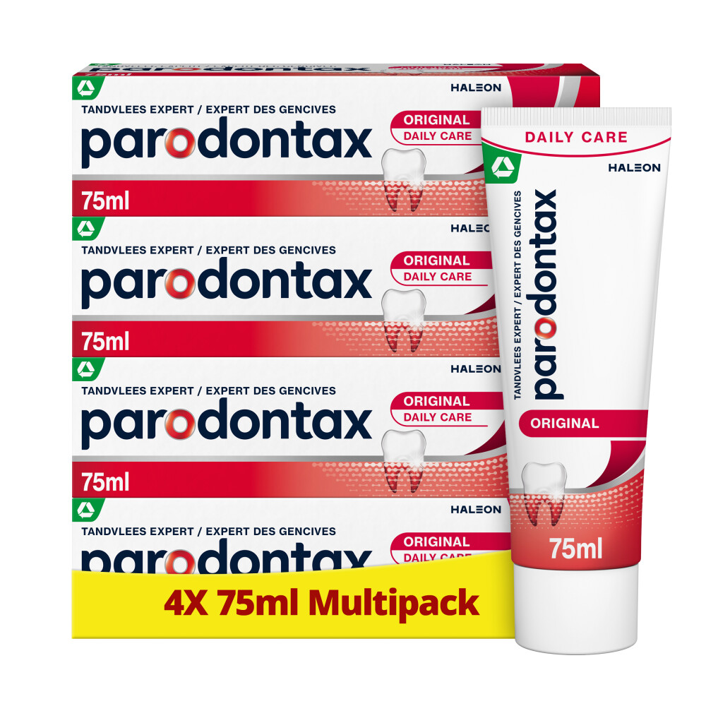 Parodontax Tandpasta bij Bloedend Tandvlees Original Multipack 4 x 75 ml