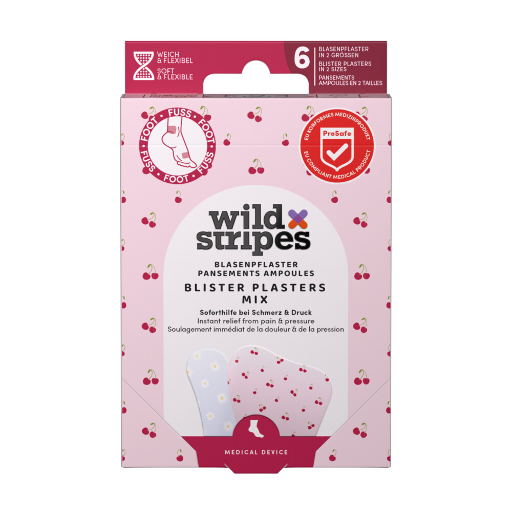 Wild Stripes Blarenpleisters Pastel Bloom (Mixed) 6 - 6 stuks