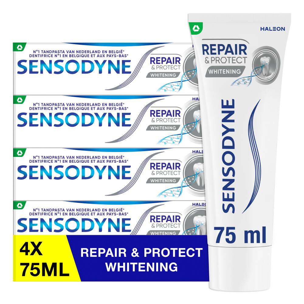 Sensodyne Tandpasta Repair & Protect Whitening Multipack 4 x 75 ml